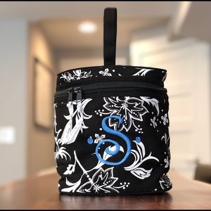 NWOT - Thirty One Travel Case - Black & White